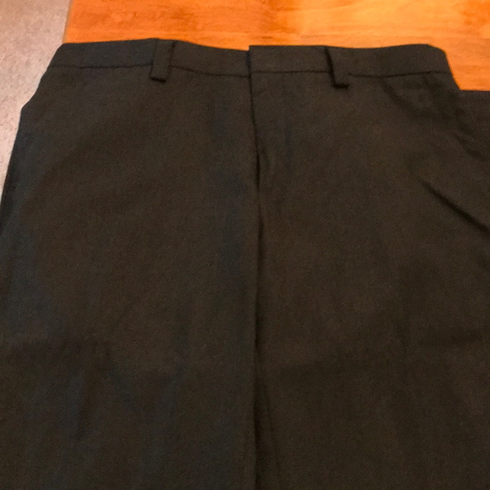 Custom-made high-quality wool dress pants.